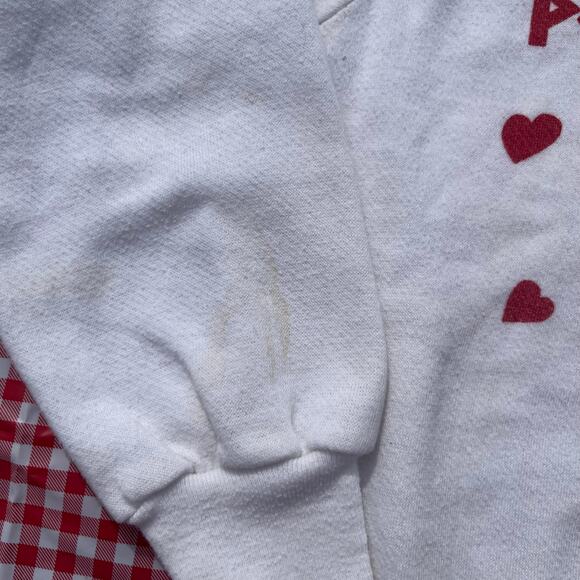 RARE Vintage 70s / 80s Pocono Palace is for Lovers Sweatshirt // Size‎ Small - Picture 5 of 7